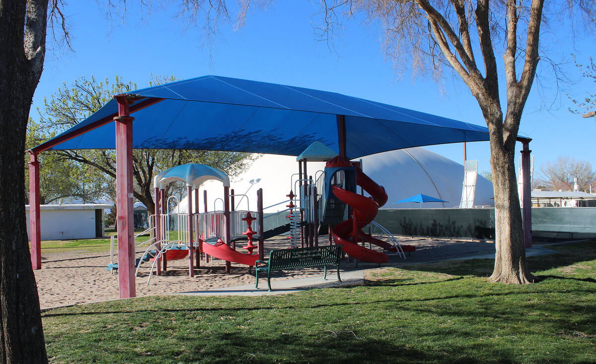 Ron Eland/Boulder City Nevada The playground at Broadbent Park, along with others, will see imp ...