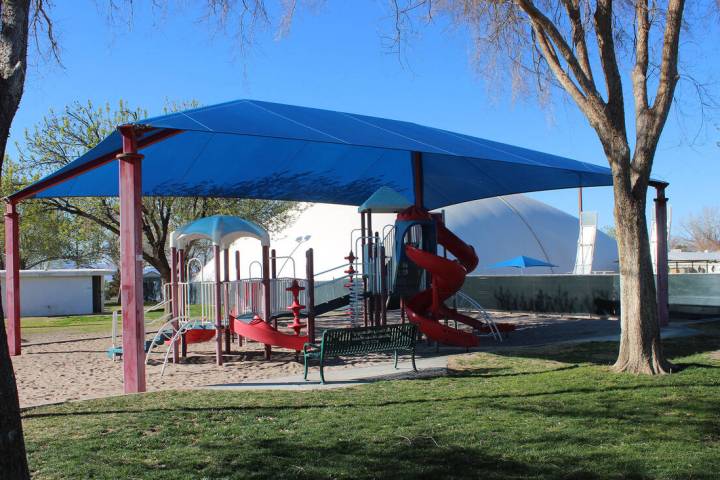 Ron Eland/Boulder City Nevada The playground at Broadbent Park, along with others, will see imp ...