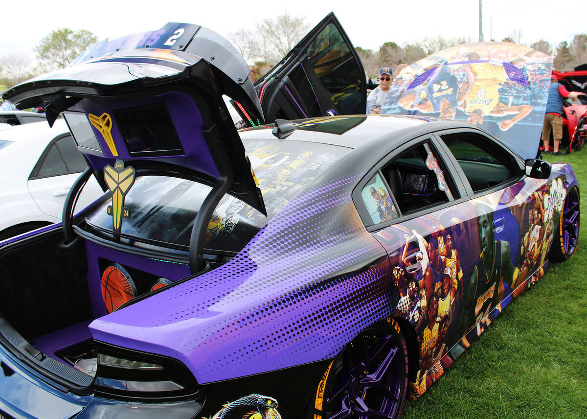 This car, which is a tribute to the late Kobe Bryant, was a crowd favorite Saturday.