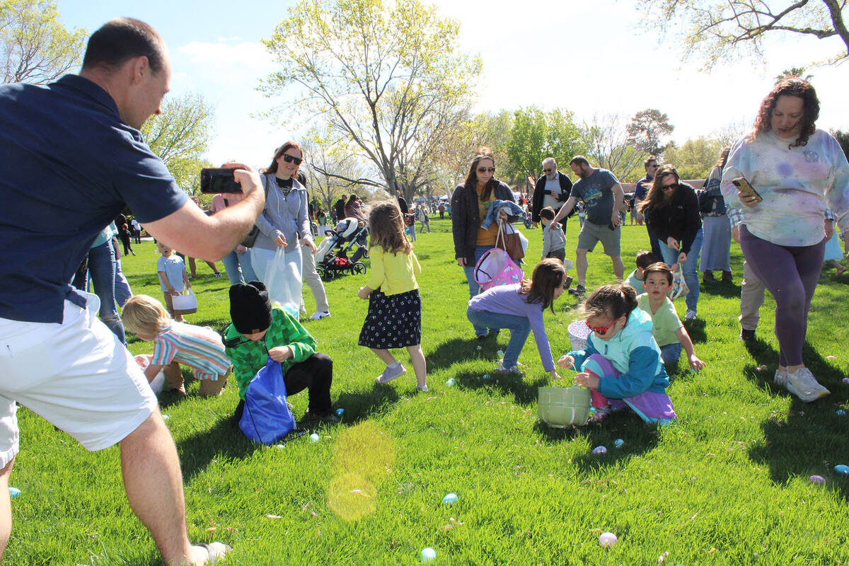 Hundreds of kids turned out Saturday for the annual Easter Egg Hunt. It’s the second yea ...