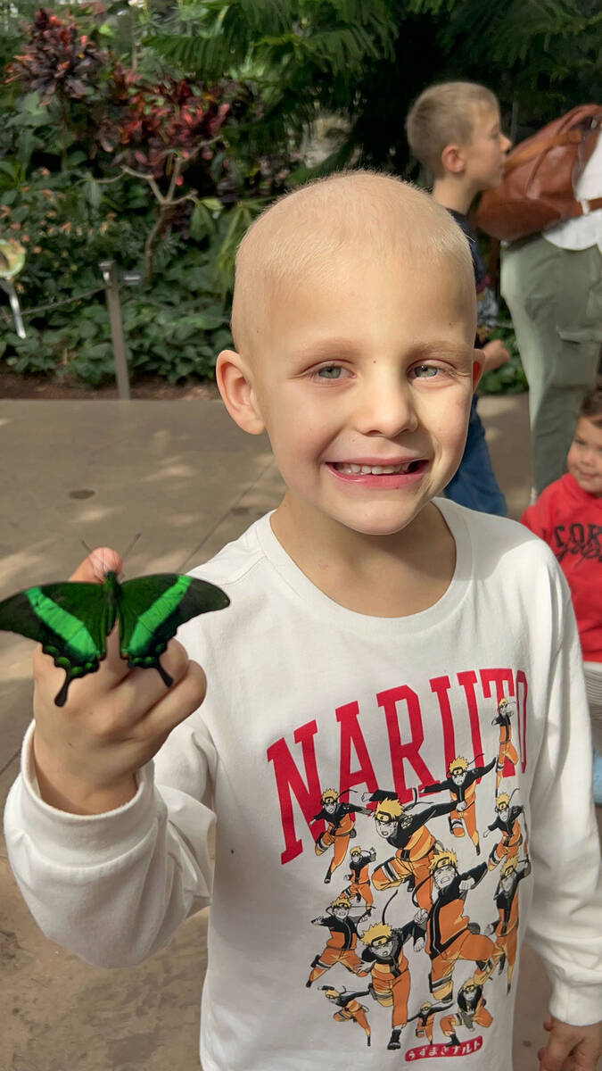 Courtesy photo Jeff Sorenson Five-year old Henry Sorenson at the butterfly atrium at the childr ...