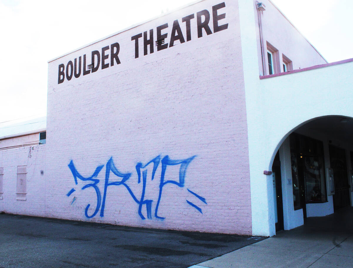 Ron Eland/Boulder City Review The historic Boulder City Theatre was one of several locations ta ...