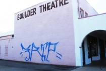 Ron Eland/Boulder City Review The historic Boulder City Theatre was one of several locations ta ...