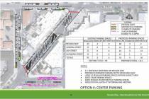 Courtesy photo Center parking was one of the options presented to the city council for reconfig ...