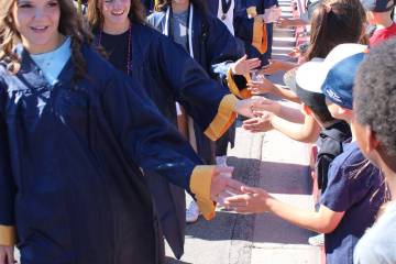 Ron Eland/Boulder City Review BCHS’ annual Grad Walk is one of those rare events that brings ...