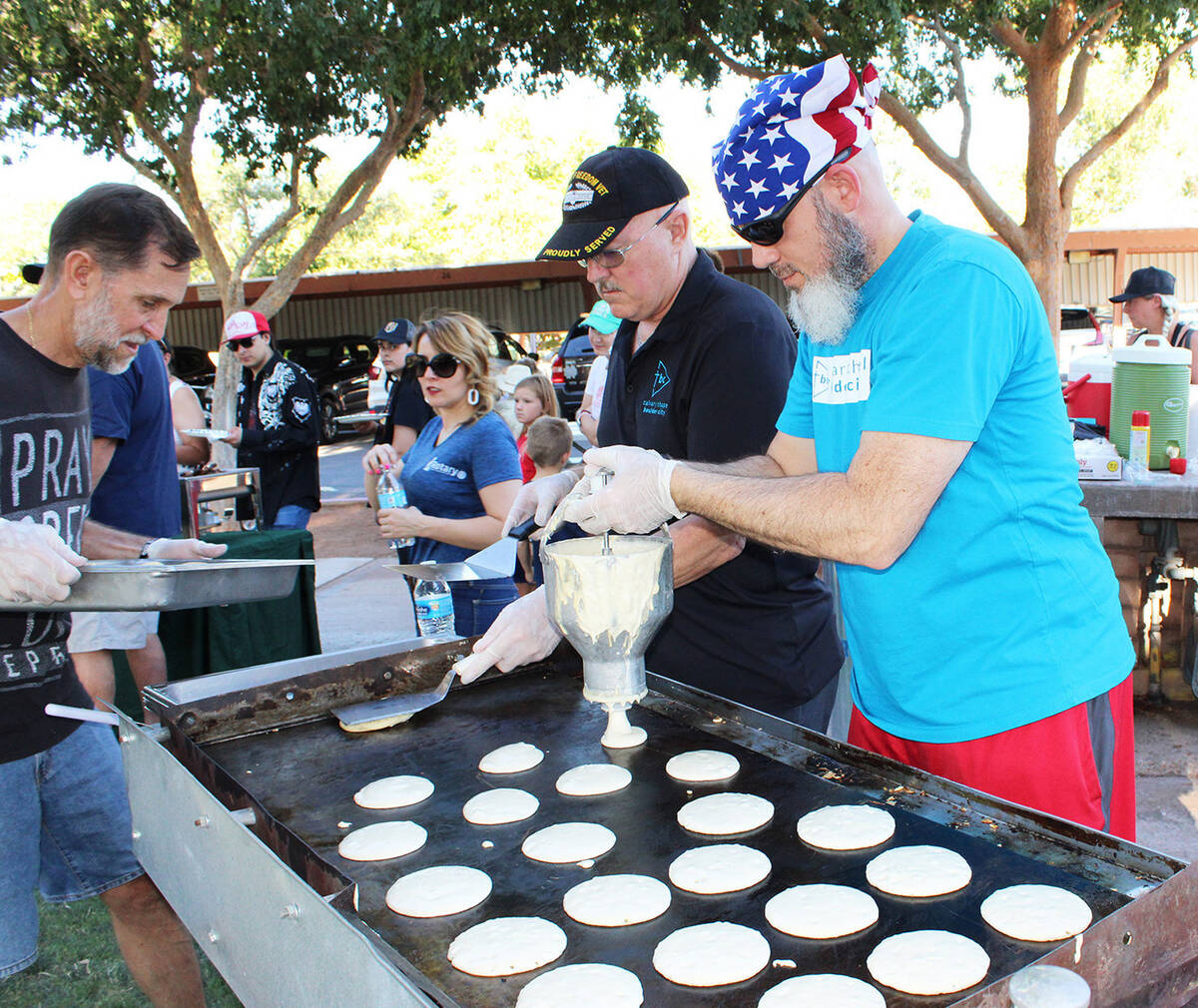 Ron Eland/Boulder City Review The Rotary Club of Boulder City’s annual pancake breakfast ...