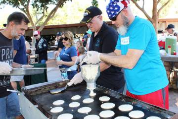 Ron Eland/Boulder City Review The Rotary Club of Boulder City’s annual pancake breakfast ...