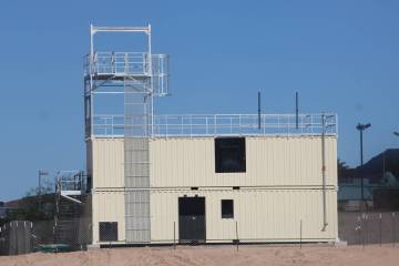 Ron Eland/Boulder City Review The Boulder City Fire Department’s new fire training tower was ...