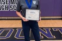 Courtesy photo BCHS' Rachelle Huxford was recently named the 3A volleyball coach of the year.