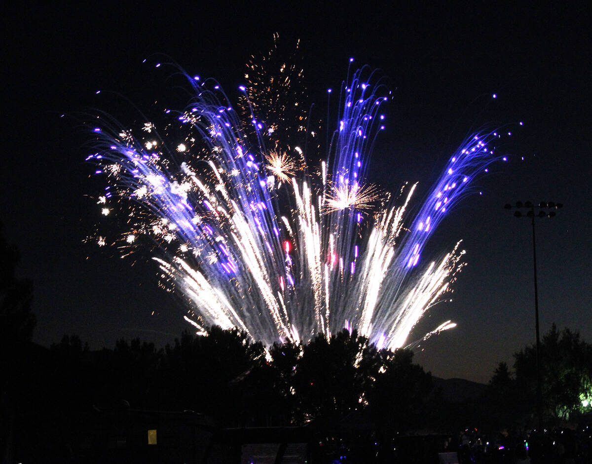 Thousands turned out to Veterans' Memorial Park for the festivities, which culminated in a 30-m ...