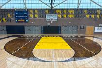 Photos courtesy Boulder City High School Crews were busy this summer replacing the flooring at ...