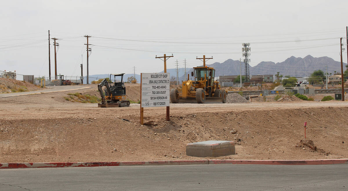 Ron Eland/Boulder City Review The northern edge of the property that houses the Boulder City Sh ...