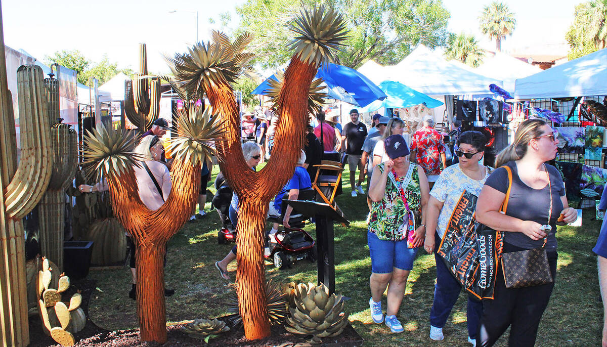 Ron Eland/Boulder City Review file Tens of thousands of people come to Boulder City for the ann ...