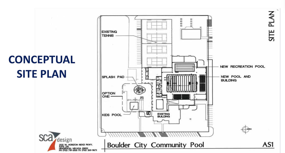 Screenshot Slide from the presentation regarding the replacement of the municipal pool.