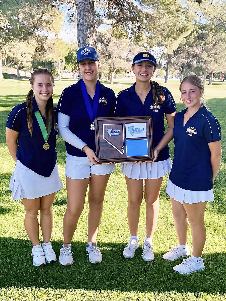 Photo courtesy Robert Reese From left, Riley Elder, Emmerson Hinds, Makenzie Martorano and Morg ...