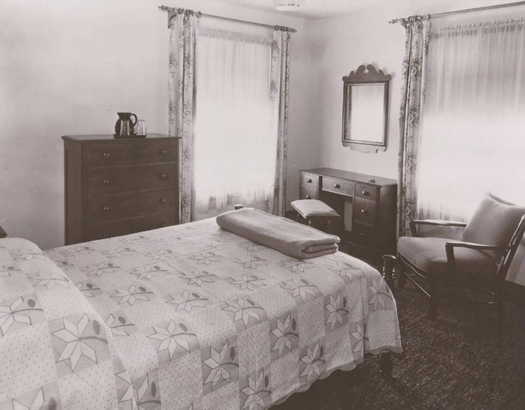 Photos courtesy Boulder City Hoover Dam Museum Room 218, seen here when Boulder Dam Hotel opene ...