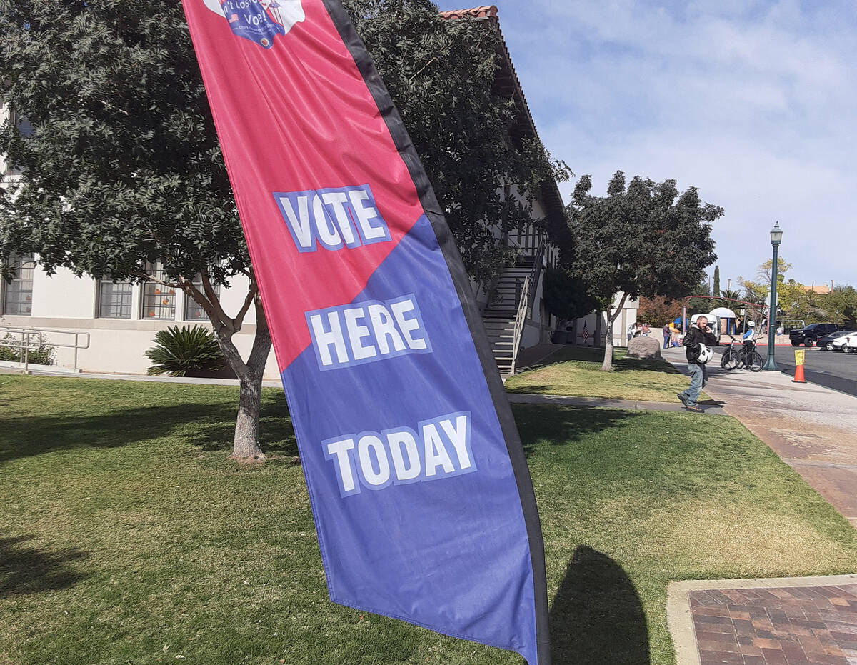 Ron Eland/Boulder City Review About twice as many BC voters cast their ballots early than voted ...