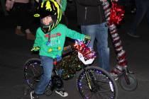 Ron Eland/Boulder City Review The annual Santa’s Electric Light Parade through downtown Bould ...