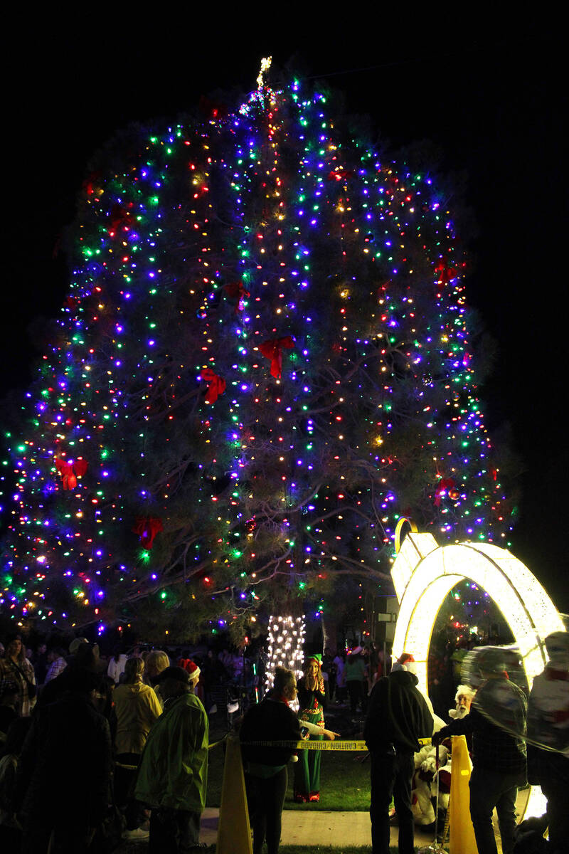 With the flip of a switch, this year’s community Christmas Tree is now lit and can be en ...