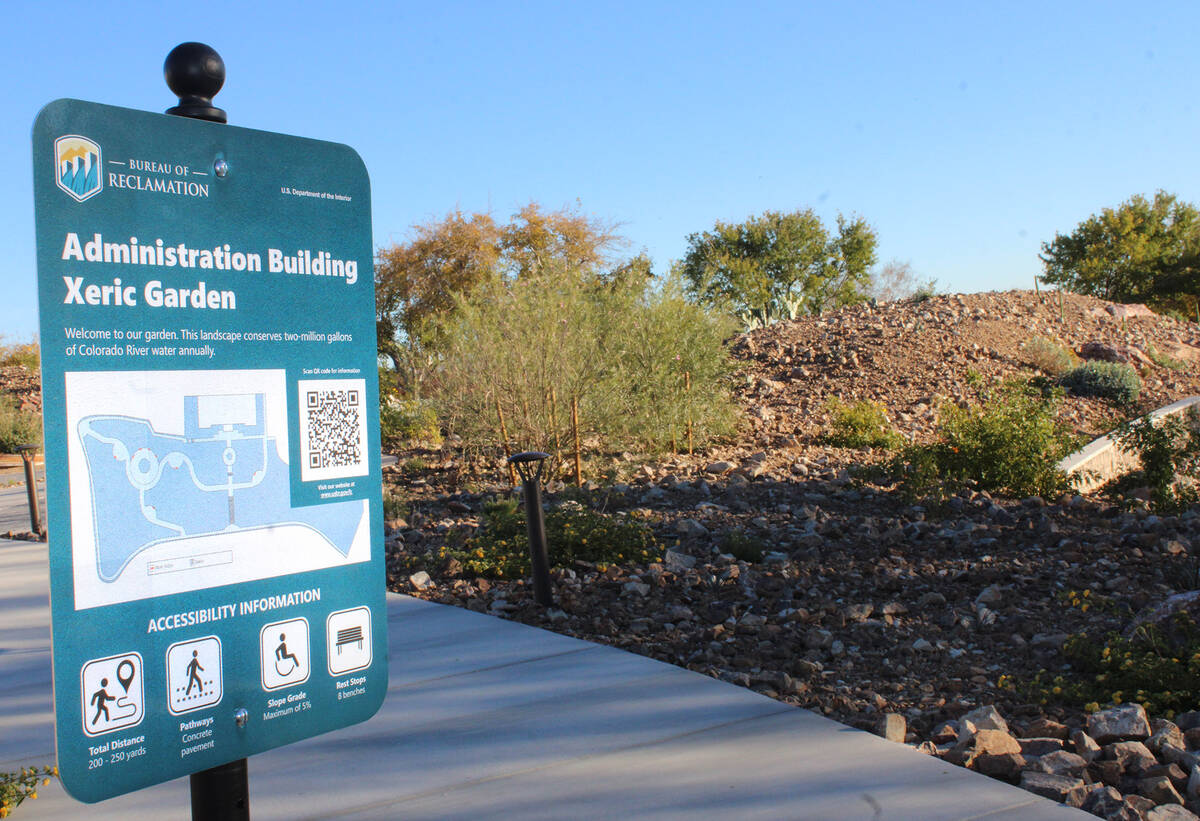 Ron Eland/Boulder City Review A recent meeting about the BoR xeriscape project was supposed to ...