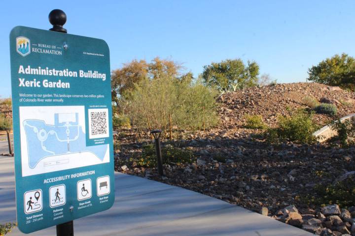 Ron Eland/Boulder City Review A recent meeting about the BoR xeriscape project was supposed to ...