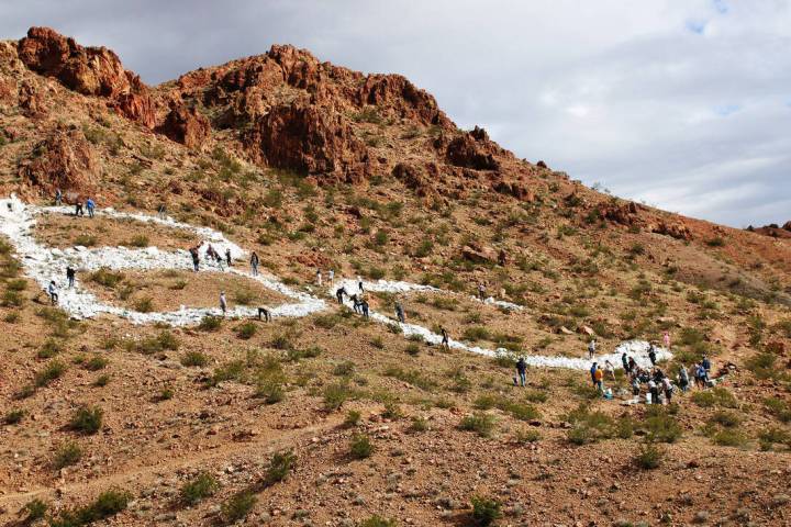 The BC on Radar Mountain, seen here about two hours into its repainting Saturday, has been in t ...