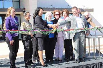 Ron Eland/Boulder City Review In late October, hundreds turned out, including many elected loca ...