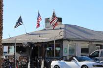 Ron Eland/Boulder City Review The summertime Trump flags have recently been replaced with Ameri ...