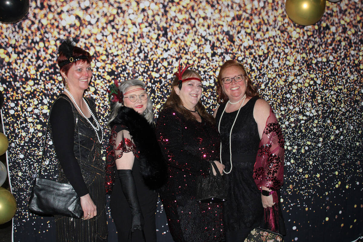 The theme of the block party was 1920s, so many came with their best outfits to ring in the new ...