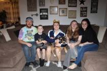 Ron Eland/Boulder City Review On Dec. 20, the Apsey family, who have been in Boulder City for a ...