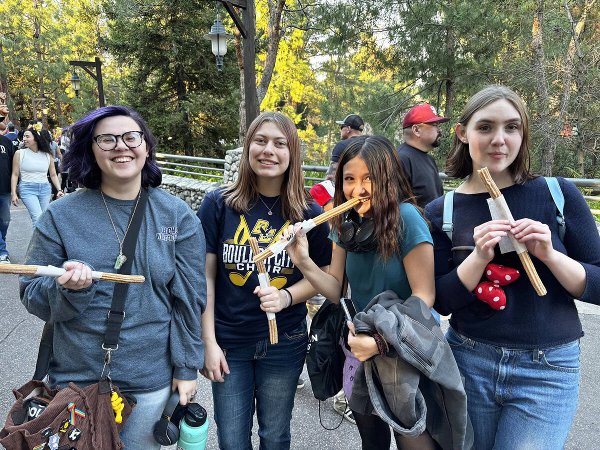 Photo courtesy Brendan Holly The students were given plenty of time to enjoy Disneyland. Stoppi ...