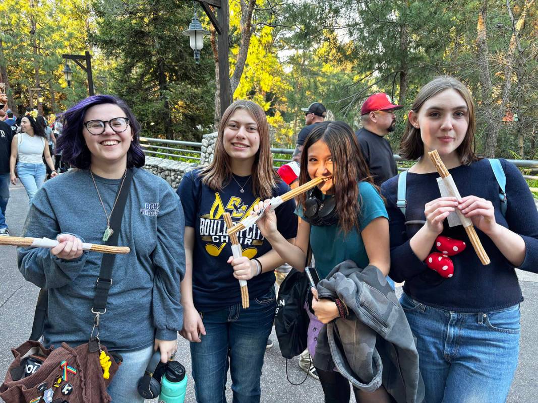 Photo courtesy Brendan Holly The students were given plenty of time to enjoy Disneyland. Stoppi ...