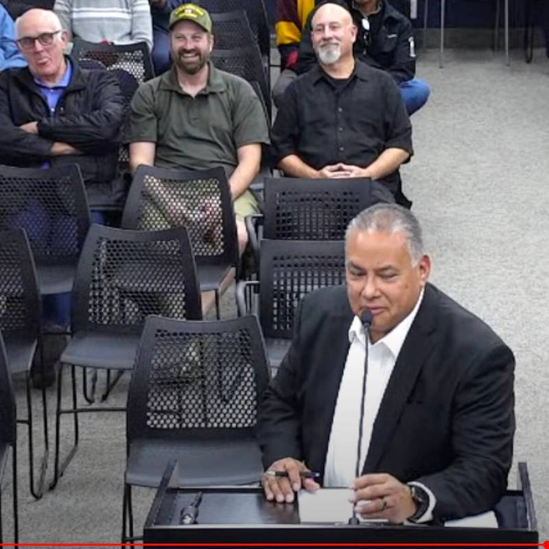 Screenshot Boulder Rifle and Pistol Club President Mike Pacini addresses the city council.