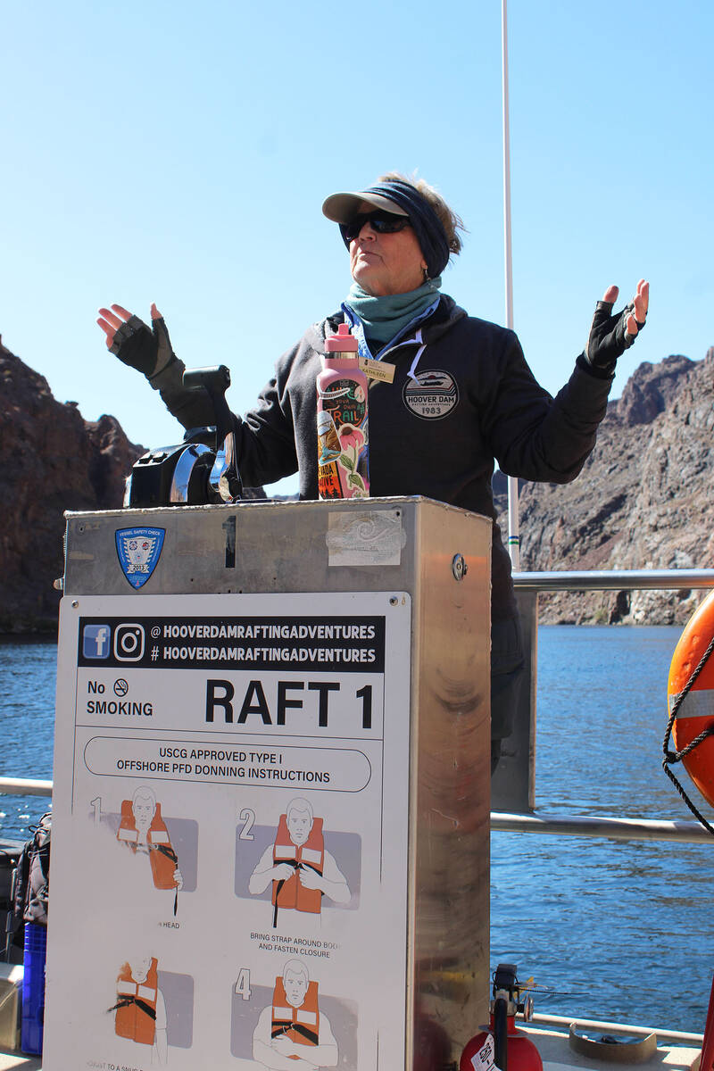 Kathleen Wood, who has been a guide on the river for more than 30 years, explains how the river ...