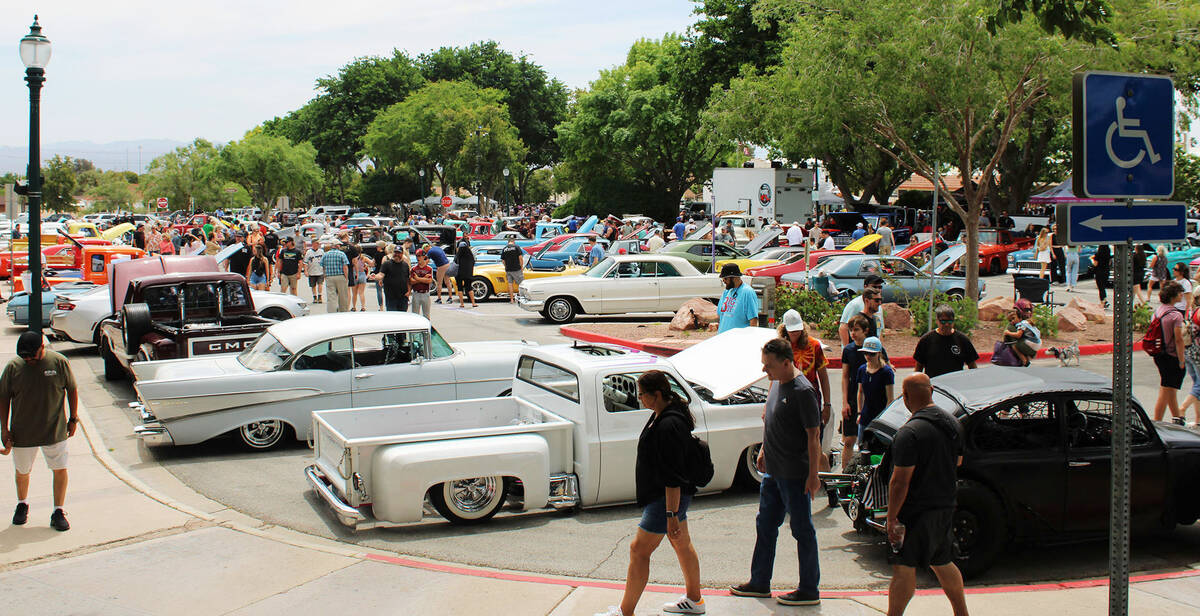 Ron Eland/Boulder City Review The annual car show is always a big draw for those attending the ...