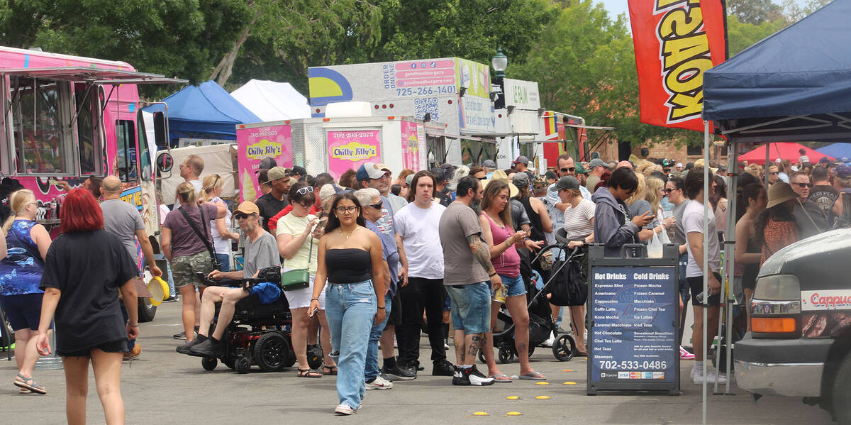 Ron Eland/Boulder City Review The Spring Jamboree, which features a wide array of food trucks, ...