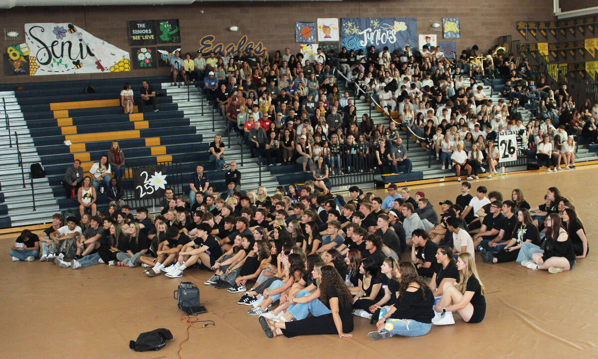 Ron Eland/Boulder City Review With hundreds of family members looking on, as well as the junior ...
