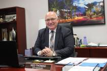 Ron Eland/Boulder City Review New City Manager Ned Thomas in his office at City Hall.