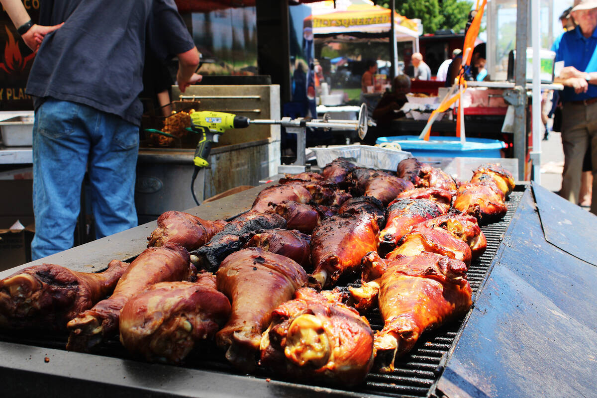 Ron Eland/Boulder City Review Ribs weren't the only thing on the grill over the weekend.