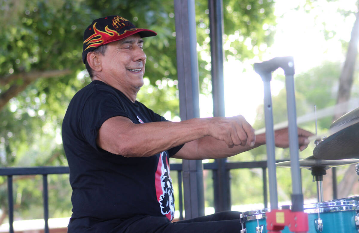 Norm Zelaya on drums.