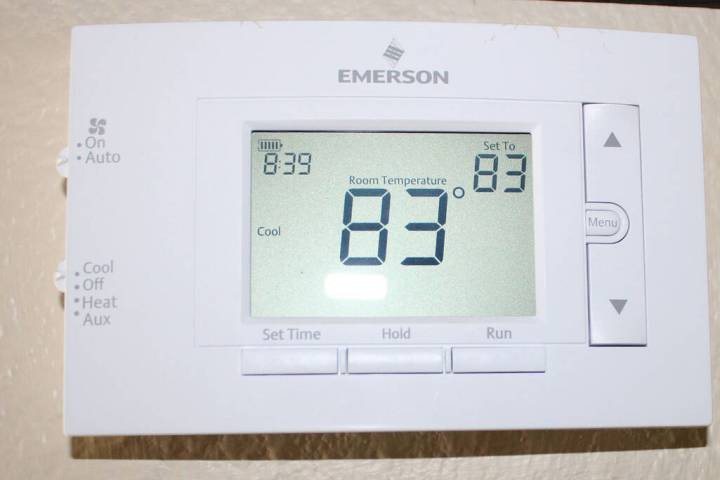 Ron Eland/Boulder City Review Experts advise to not turn off one's air conditioner when gone bu ...
