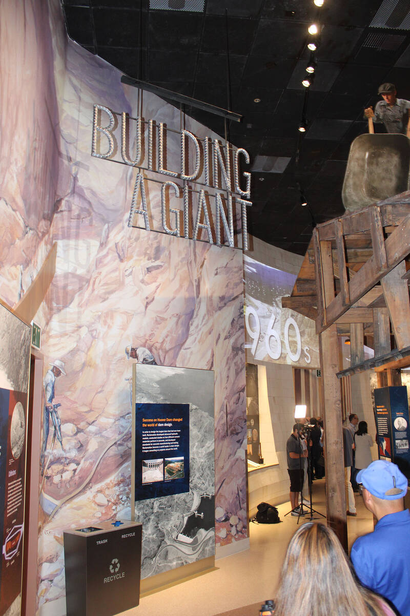 Ron Eland/Boulder City Review One of the many exhibits at the newly renovated visitor center.