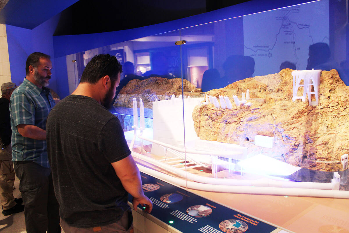 Ron Eland/Boulder City Review The visitor center now offers several interactive displays showin ...