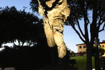 Ron Eland/Boulder City Review Saturday, a huge crowd turned out for the unveiling of the Shane ...