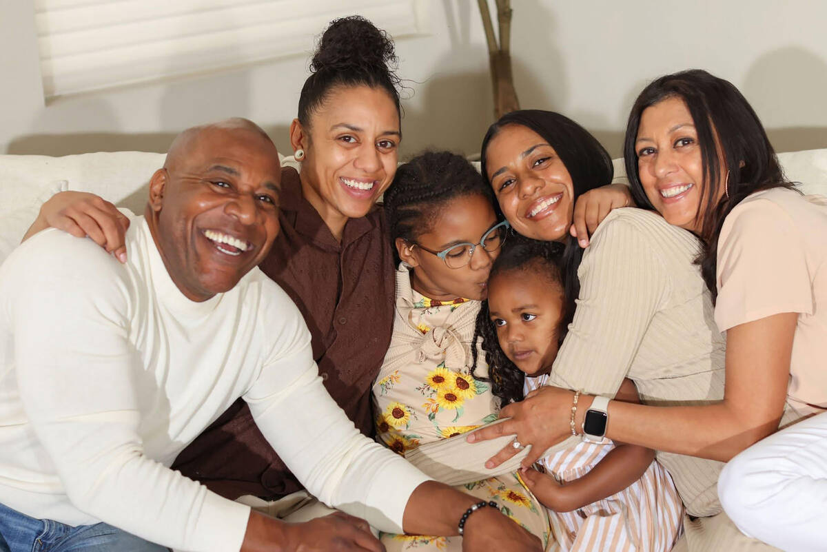 Photo courtesy Serena Bell Greg and Serena Bell with their four daughters. Greg drowned last su ...