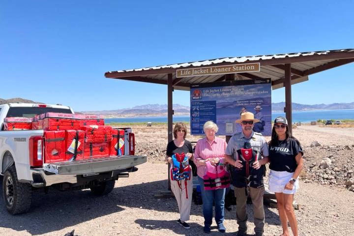 Photo courtesy LMNRA Recently, Assisting Lives in Las Vegas donated hundreds of lifejackets to ...