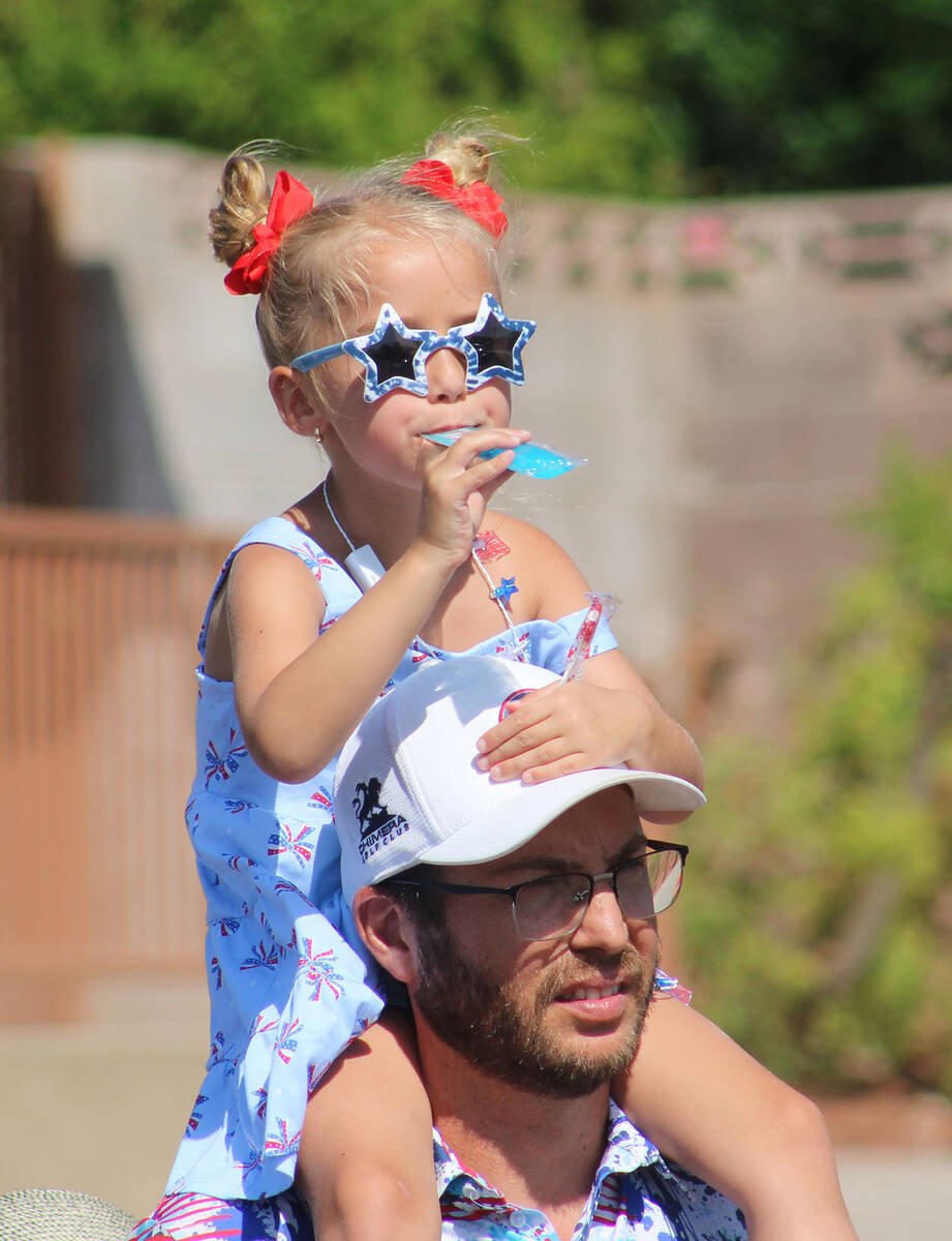 Parade fans come in all ages.
