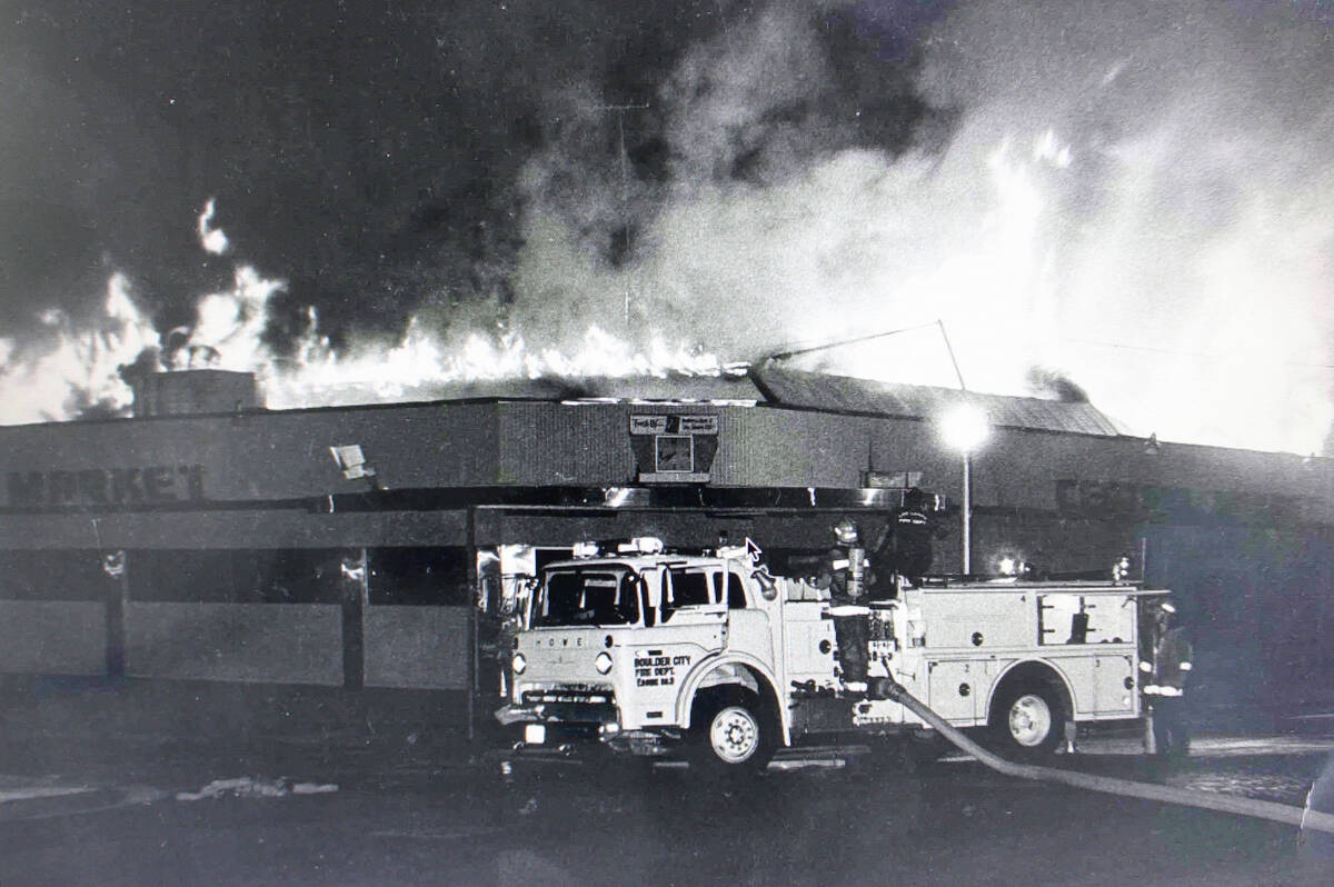 Photo courtesy Boulder City/Hoover Dam Museum Central Market suffered major damage following a ...