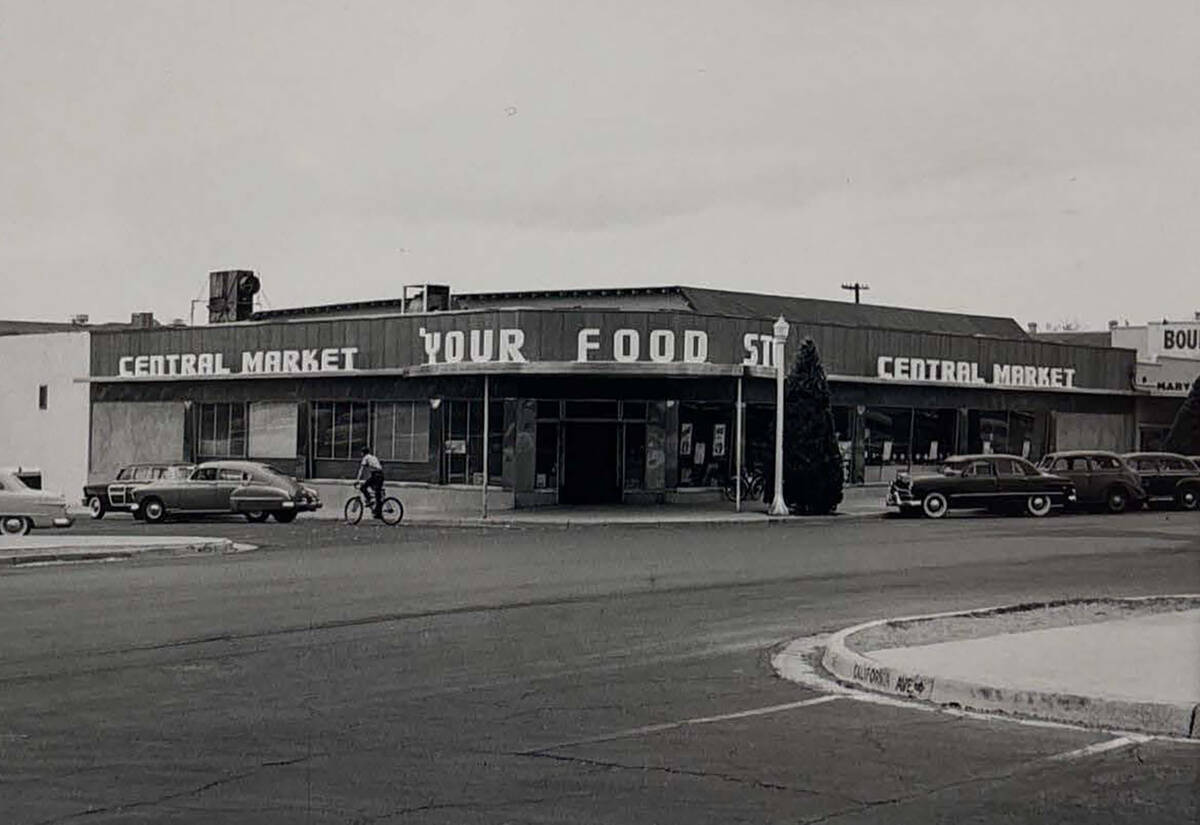 Photo courtesy Boulder City/Hoover Dam Museum This photo was taken of Central Market in 1953. N ...