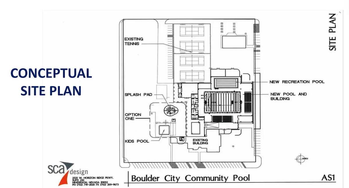 Courtesy image Basic outline of the pool design as envisioned by the ad-hoc pool commission.